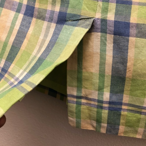 Adolfo Studio Women's Size 10P Plaid Knee High Skirt - Picture 3 of 7